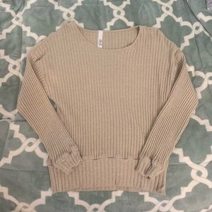 Tan sweater